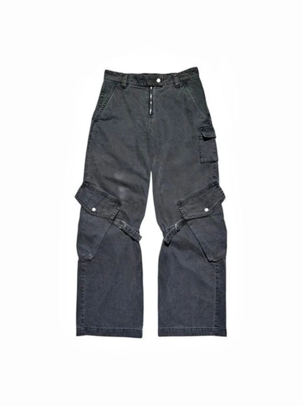 Acne Studios Cargo Denim Trousers Black Cargo Pants